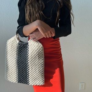 Free people black ribbed top.